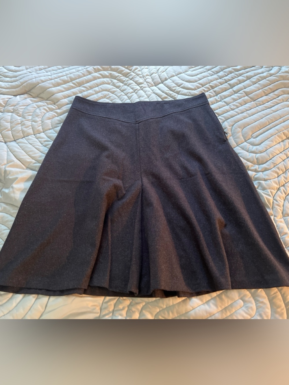 George Black Circle Skater Mini Skirt